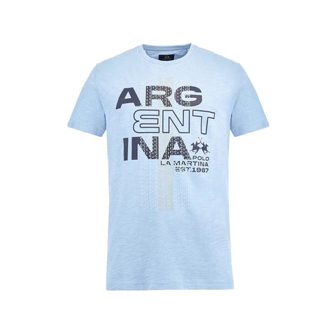 La Martina T-shirt T-shirt Uomo stampa Argentina S P25 - LA MARTINAMAR306JS259 - 07220 - S - Francavilla Moda